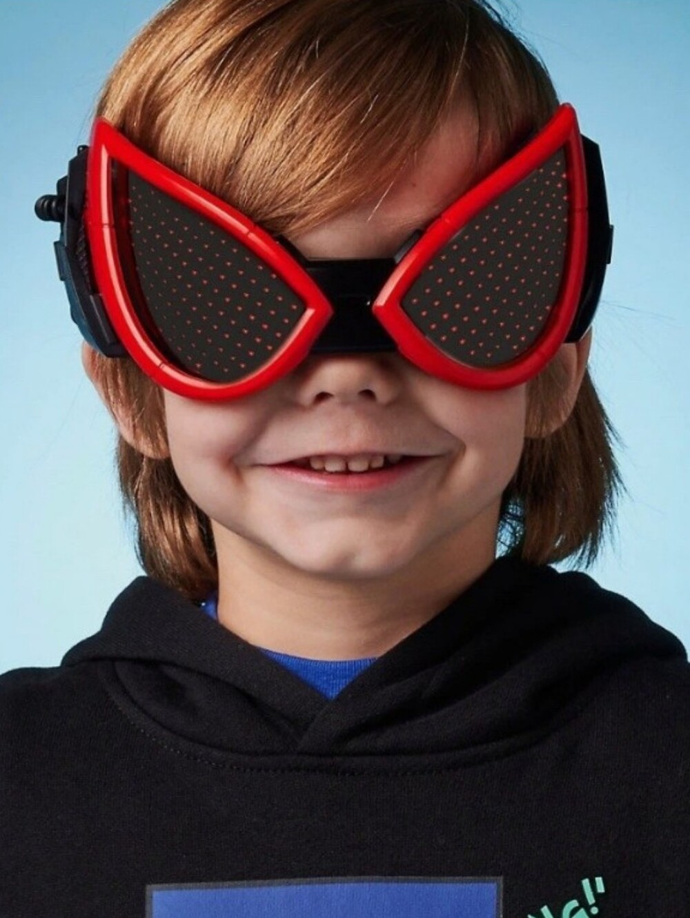 Marvel Miles Morales Light-Up Goggles in Black and Red